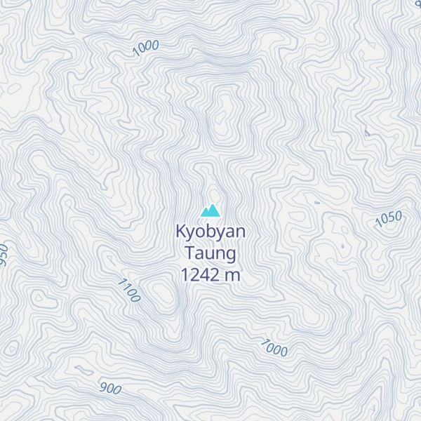 Map of Kyobyan Taung