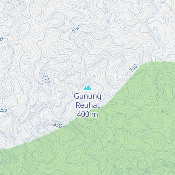 Map of Gunung Reuhat