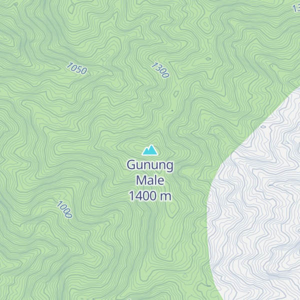 Map of Gunung Male
