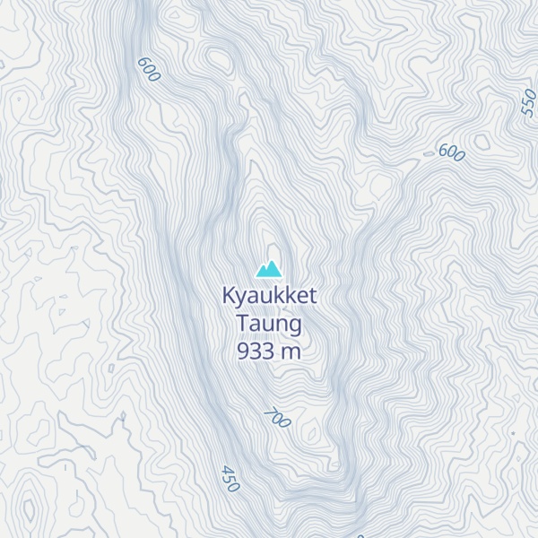 Map of Kyaukket Taung