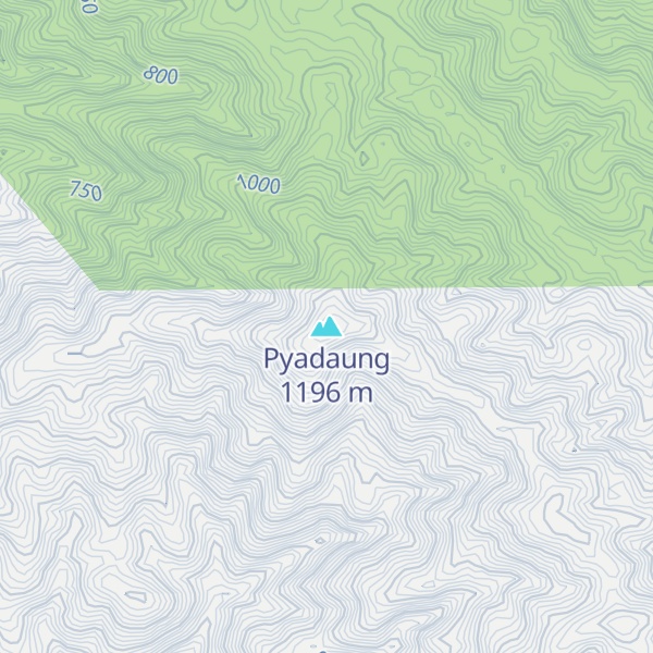 Map of Pyadaung
