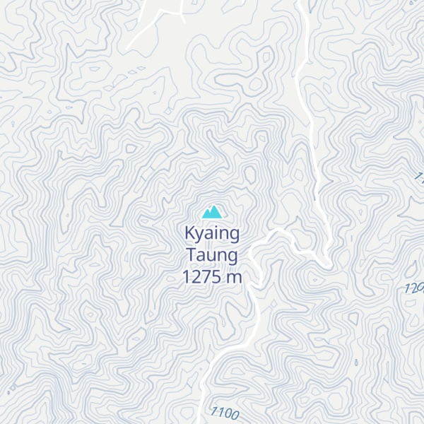 Map of Kyaing Taung