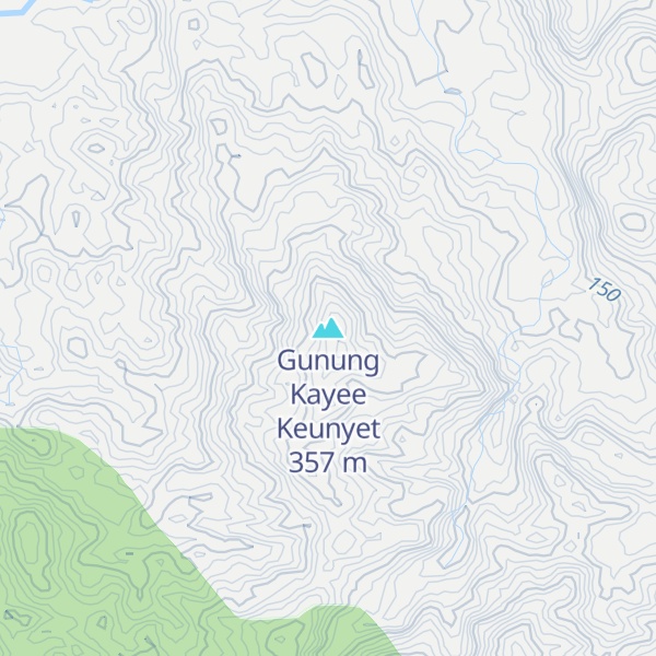 Map of Gunung Kayee Keunyet