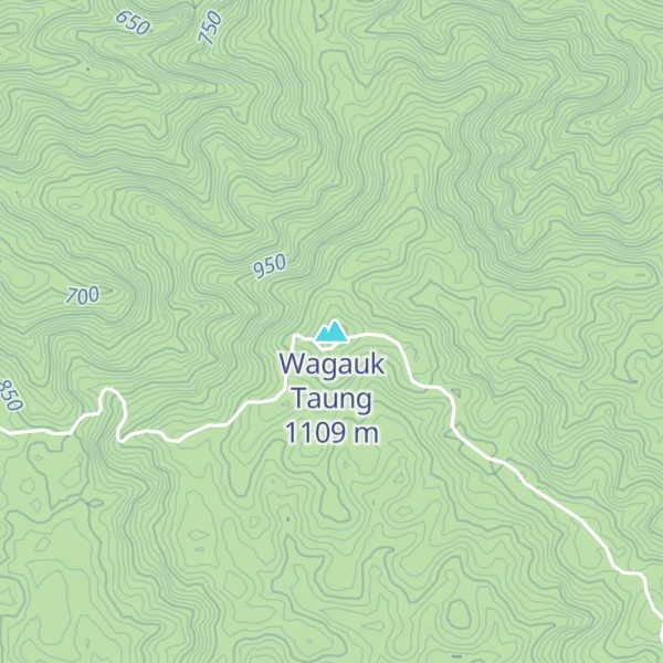 Map of Wagauk Taung
