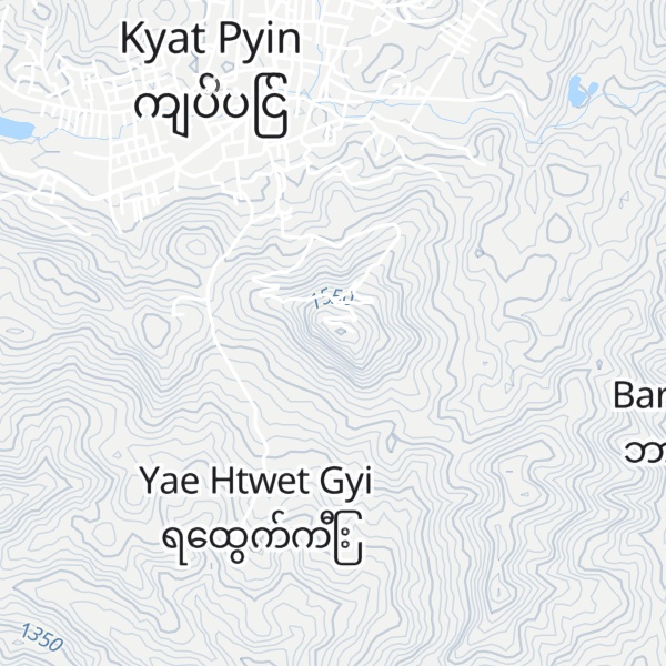 Map of Daw Nan Kyi Hill