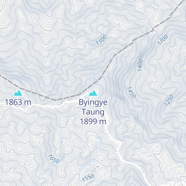Map of Byingye Taung