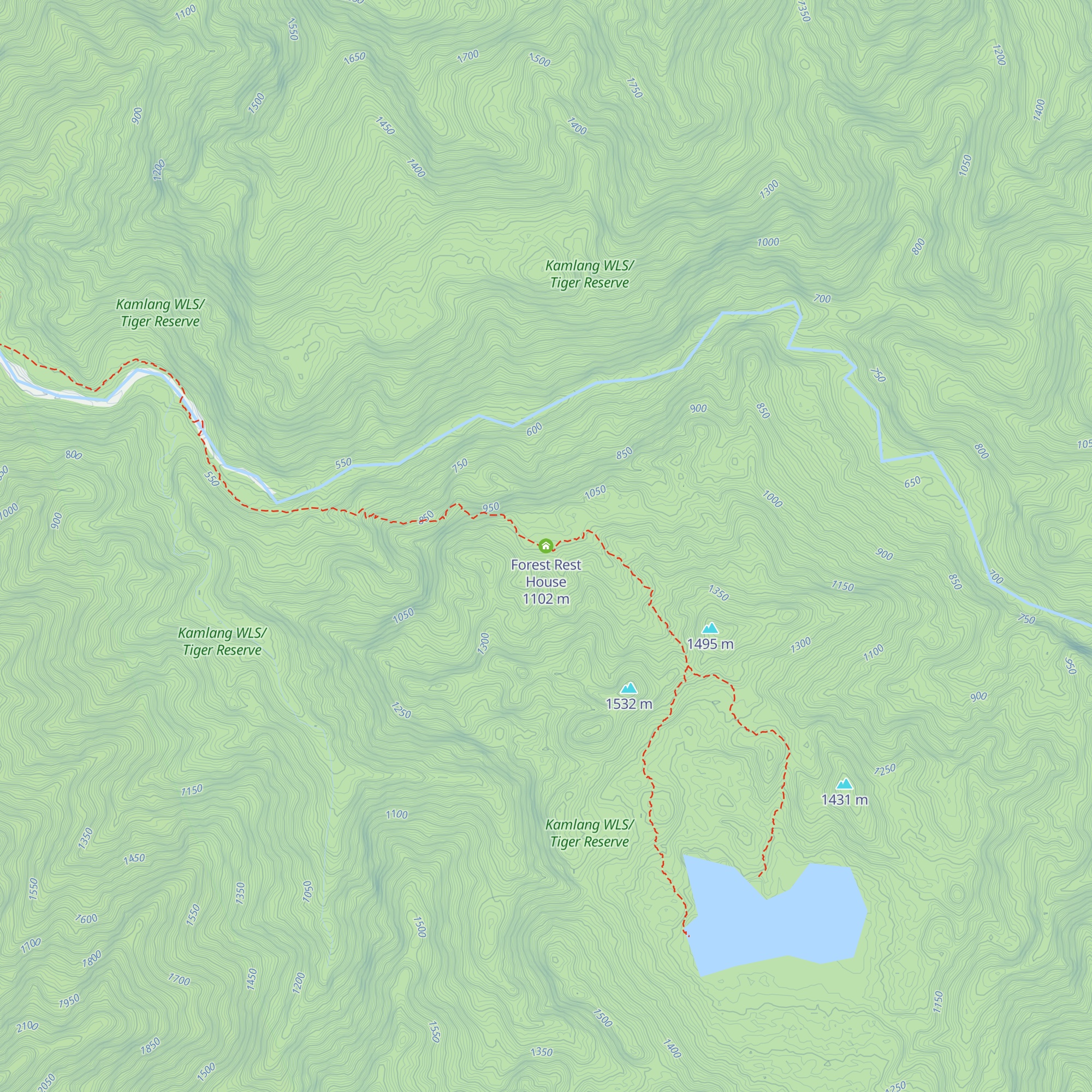 Forest Rest House map
