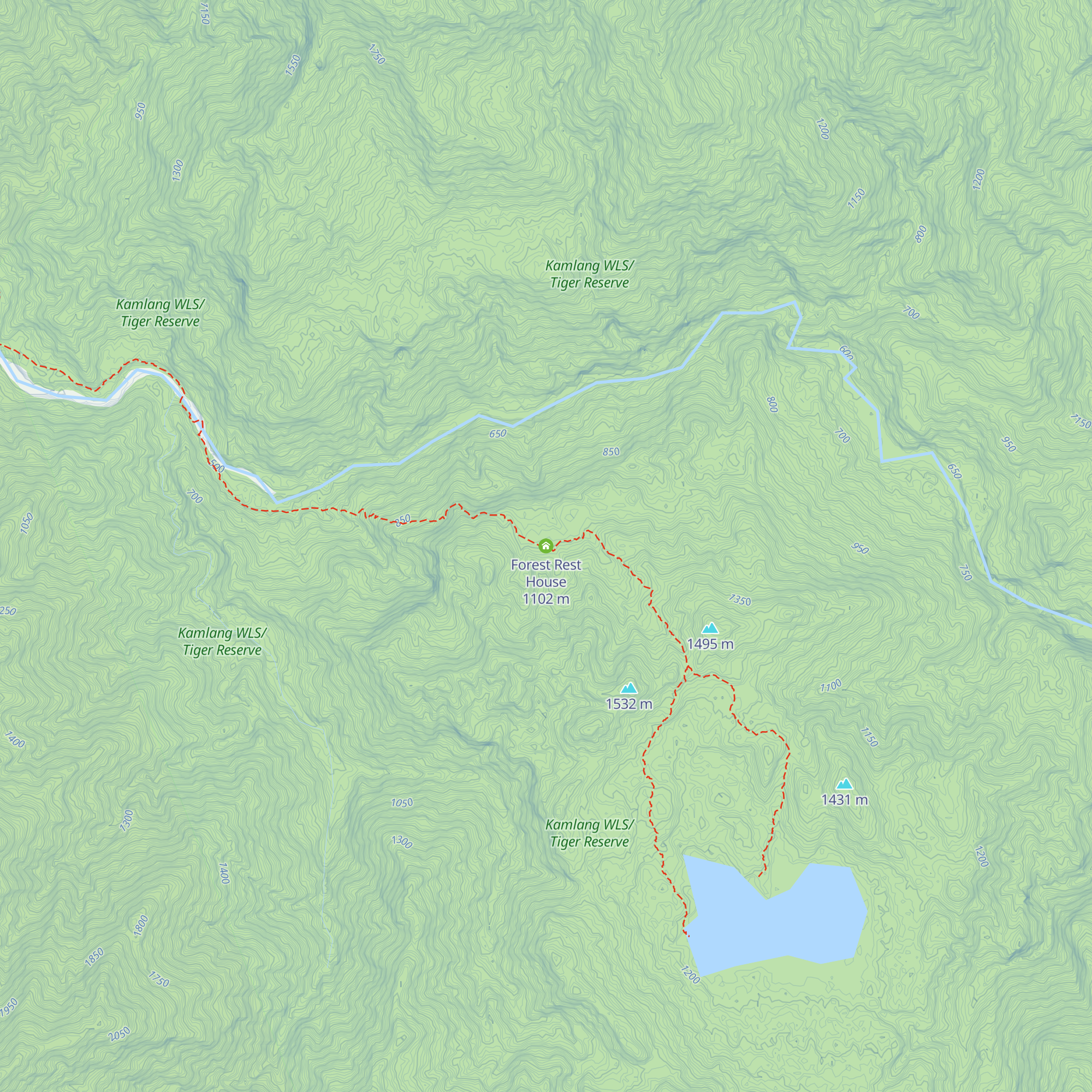 Forest Rest House map