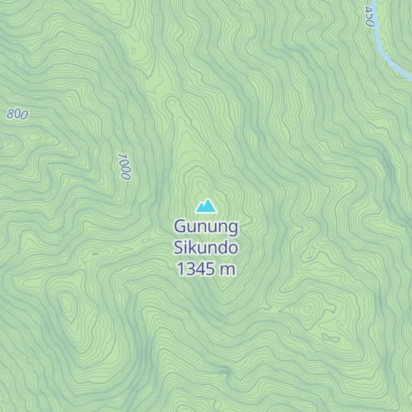 Map of Gunung Sikundo