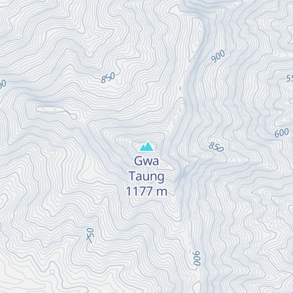 Map of Gwa Taung