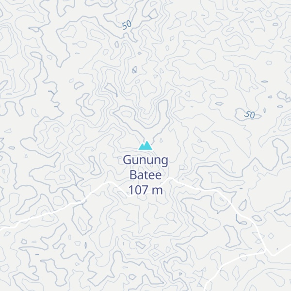 Map of Gunung Batee