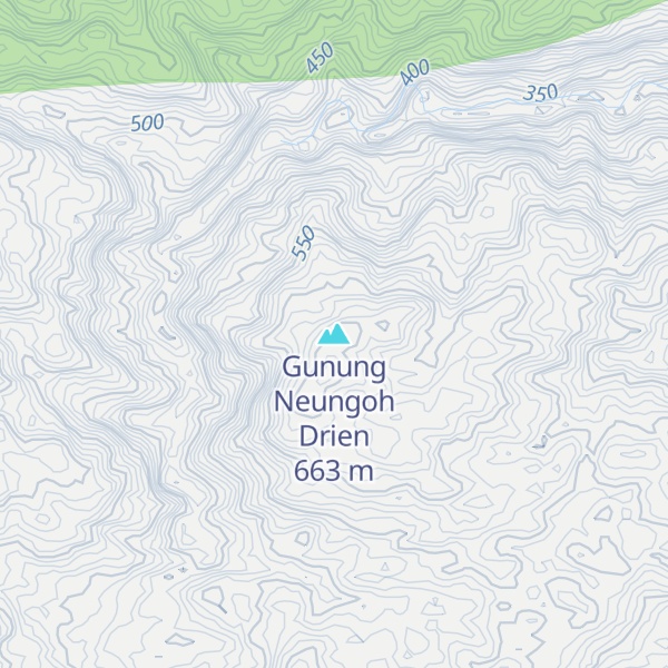 Map of Gunung Neungoh Drien