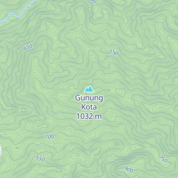 Map of Gunung Kota