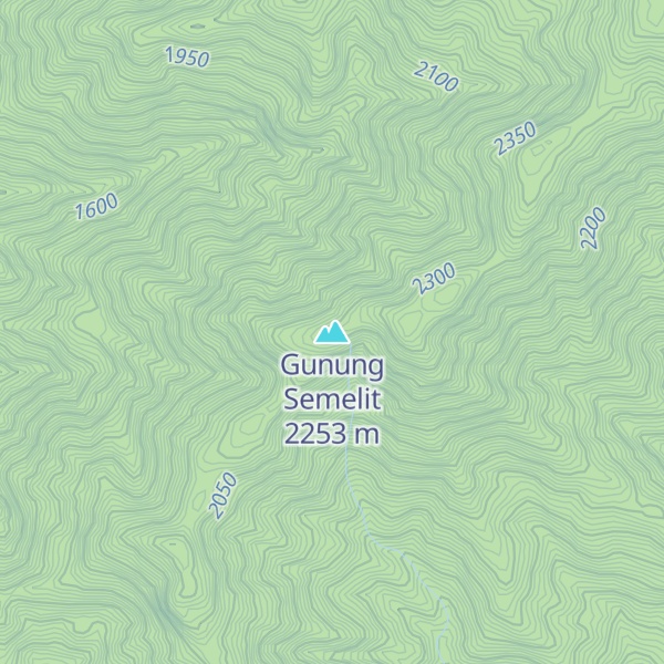 Map of Gunung Semelit
