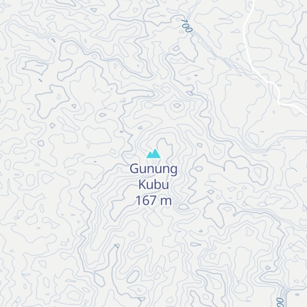 Map of Gunung Kubu