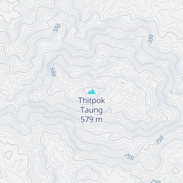 Map of Thitpok Taung