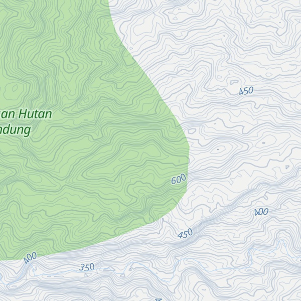 Map of Gunung Kayu Kaleu Busan