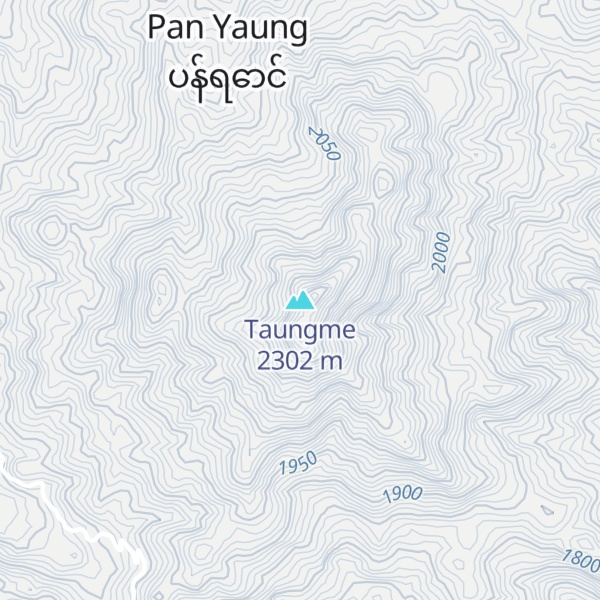 Map of Taungme