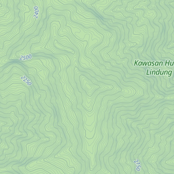 Map of Gunung Bateekeubeue
