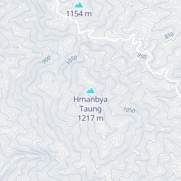 Map of Hmanbya Taung