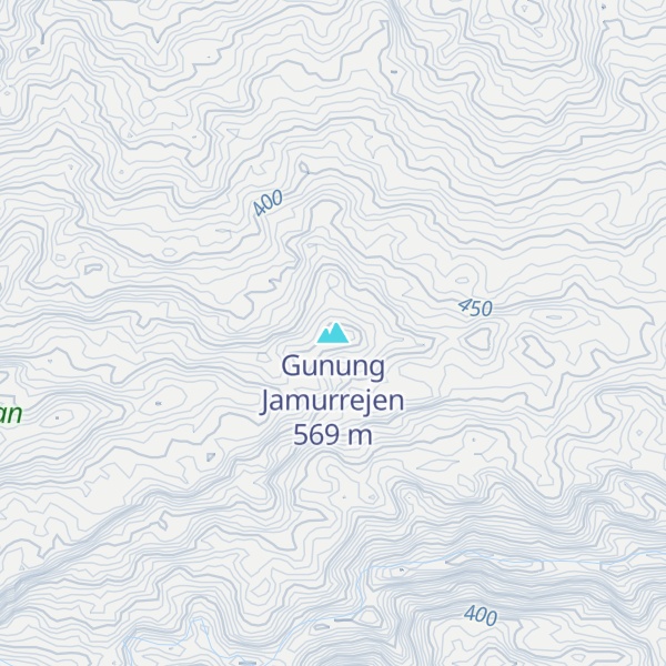 Map of Gunung Jamurrejen