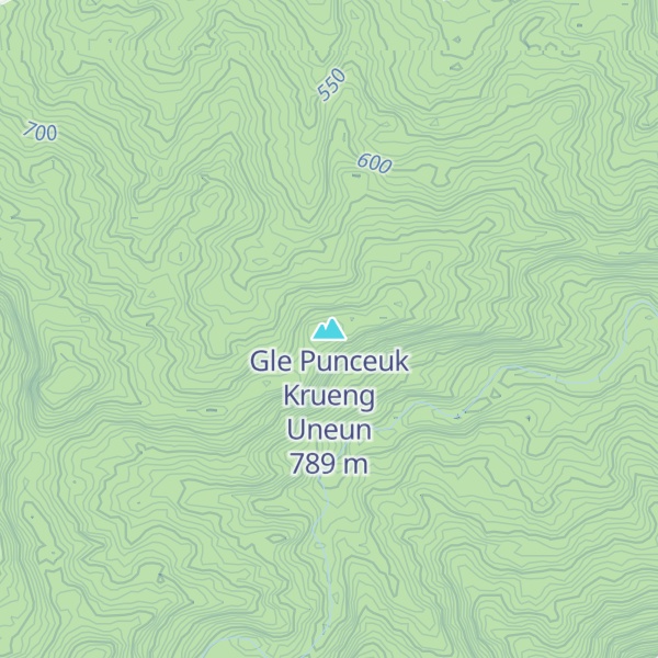 Map of Gle Punceuk Krueng Uneun