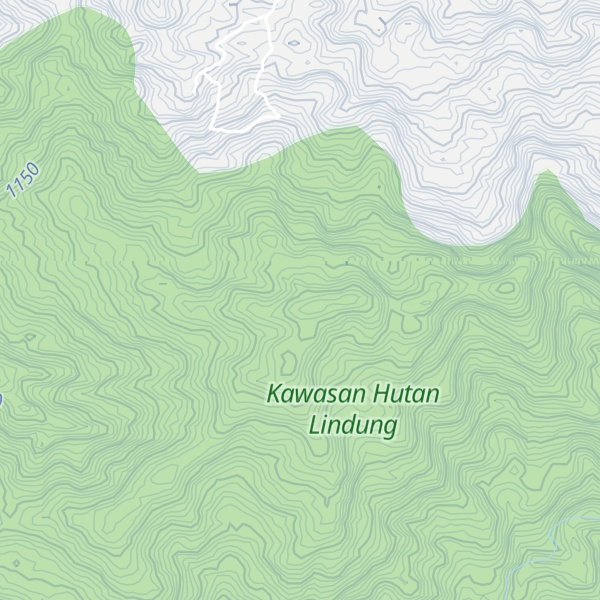 Map of Gunung Hulu Air Bale