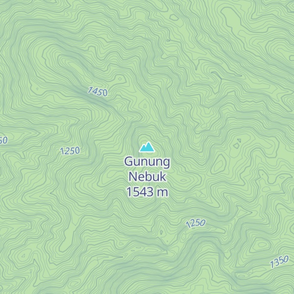 Map of Gunung Nebuk