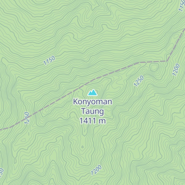Map of Konyoman Taung