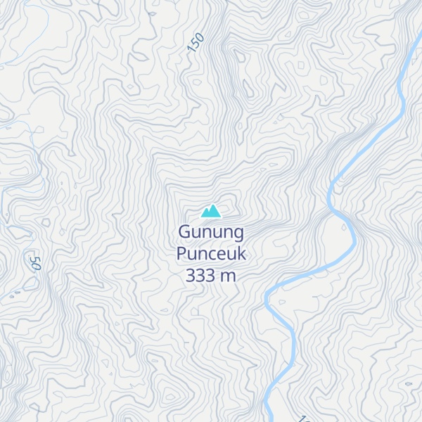 Map of Gunung Punceuk