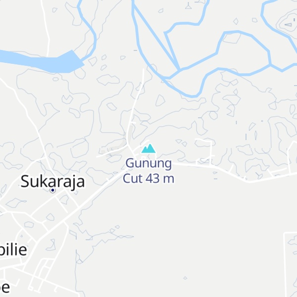 Map of Gunung Cut