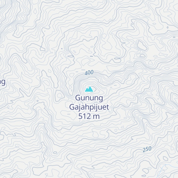 Map of Gunung Gajahpijuet