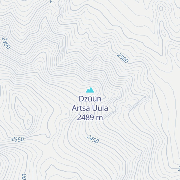Map of Dzüün Artsa Uula