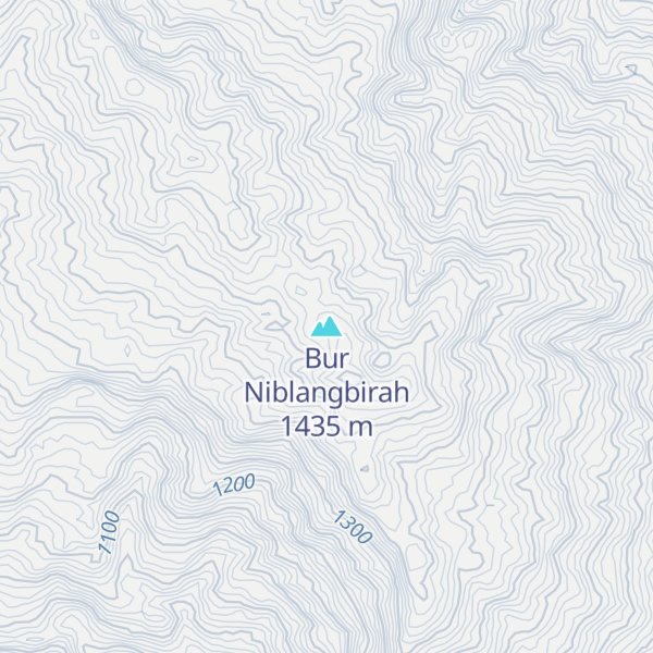 Map of Bur Niblangbirah
