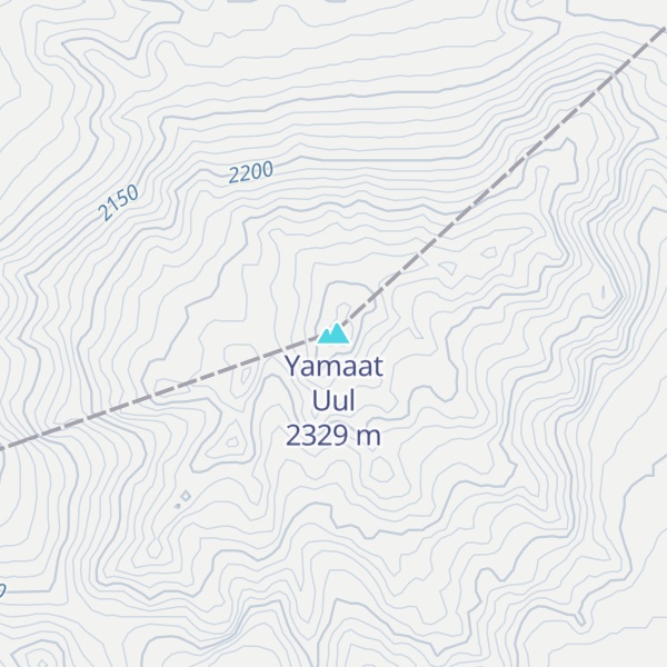 Map of Yamaat Uul