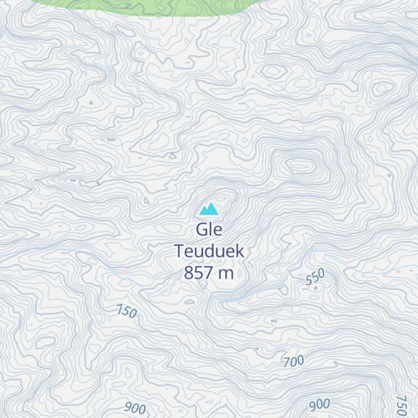 Map of Gle Teuduek