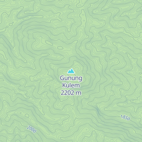Map of Gunung Kulem