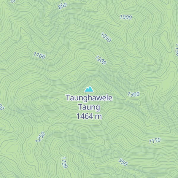 Map of Taunghawele Taung