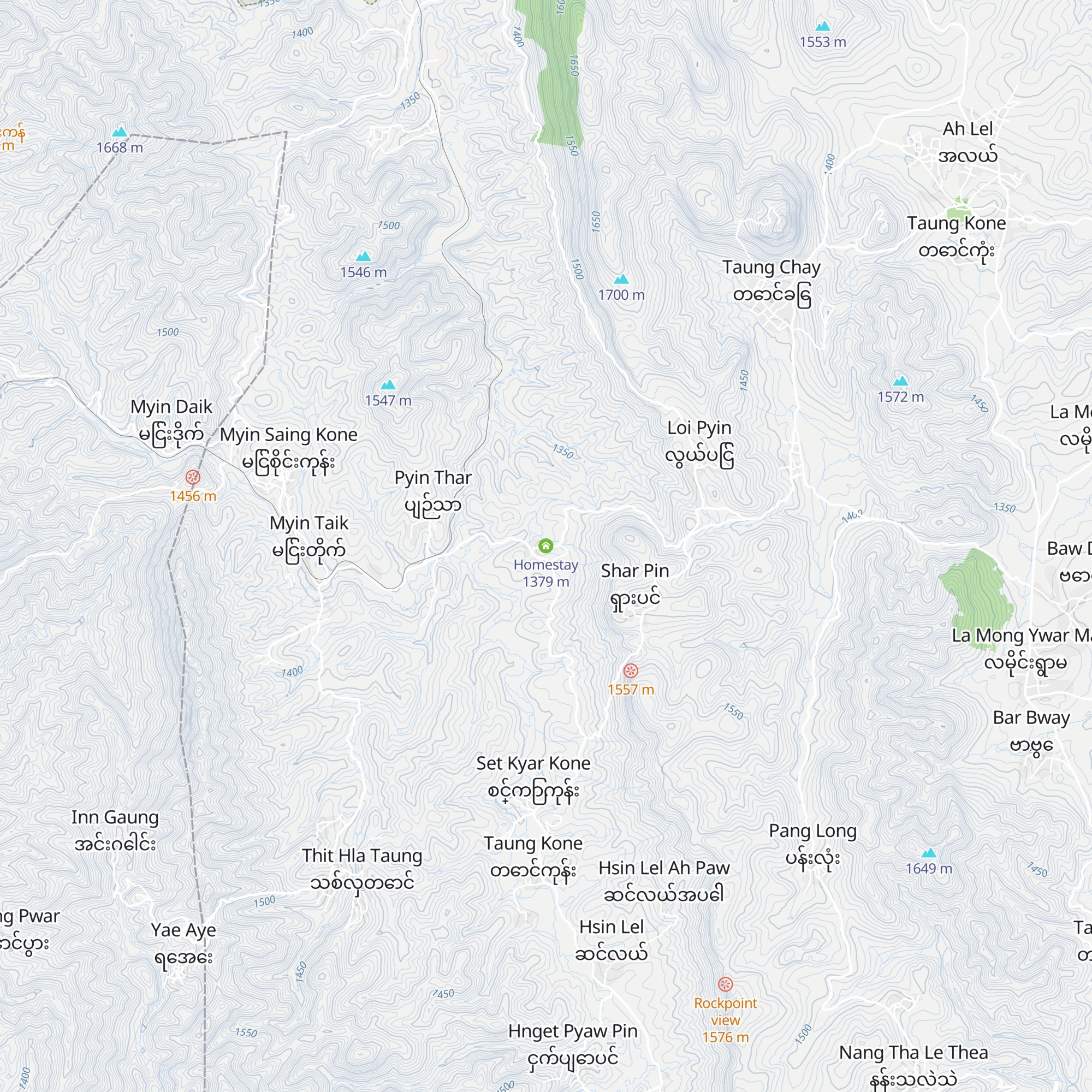 Homestay map