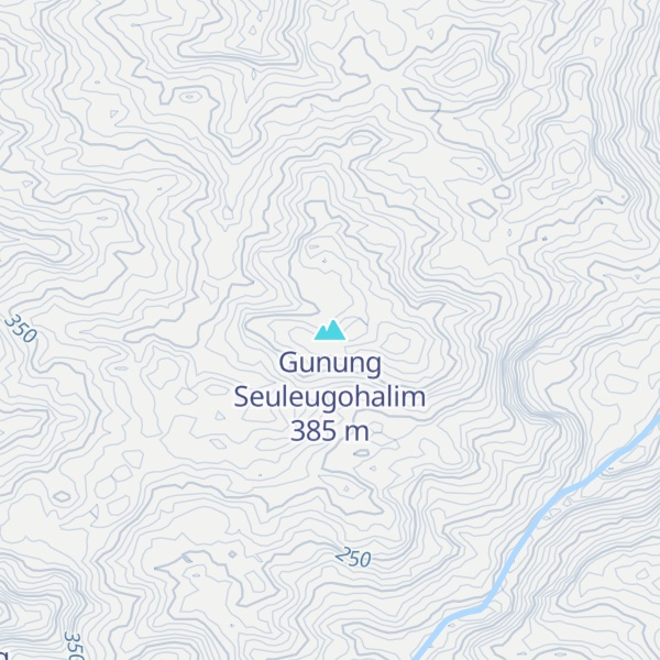 Map of Gunung Seuleugohalim