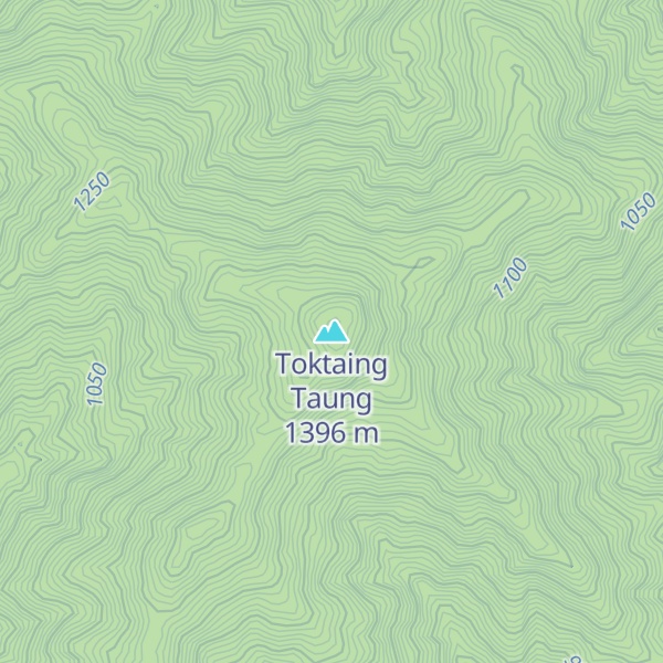 Map of Toktaing Taung
