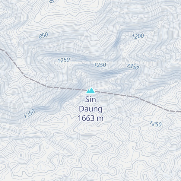 Map of Sin Daung