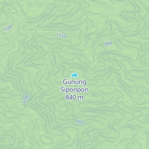 Map of Gunung Siponpon