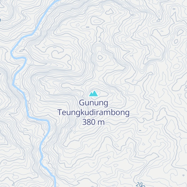 Map of Gunung Teungkudirambong