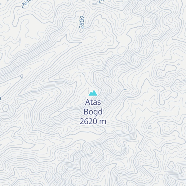 Map of Atas Bogd
