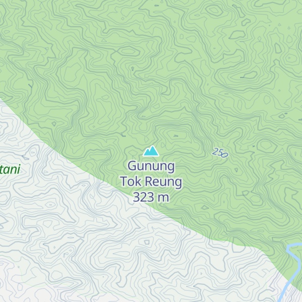 Map of Gunung Tok Reung