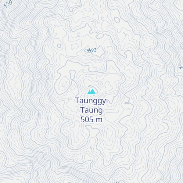 Map of Taunggyi Taung