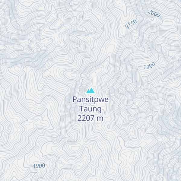 Map of Pansitpwe Taung