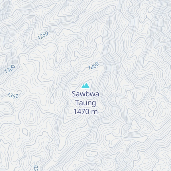 Map of Sawbwa Taung