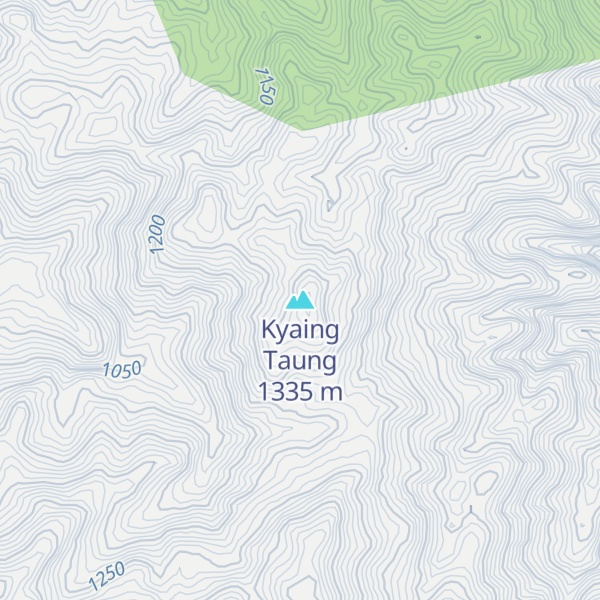 Map of Kyaing Taung